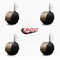Service Caster 2-3/8'' Floor Safe Antique Hooded Twin Wheel Caster Grip Ring Stem , 4PK SCC-GR02S60D-NYU-WA-716X1716-4 - alternate 3